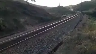 Trem da MRS com auxílio de cauda!
