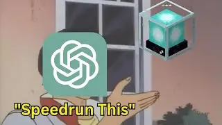 Minecraft But ChatGPT Controls What I Speedrun