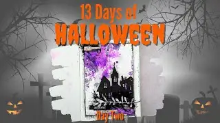 13 Days of Halloween || Day Two || Art Journal Page "Beware"