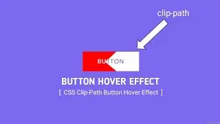 CSS Creative Clip-Path Button Hover Effects | Clip-Path Effect Using CSS And Javascript