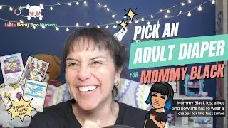 Mommy Black lost a bet and now she has to wear an ABDL adult diaper! You decide what she wears!