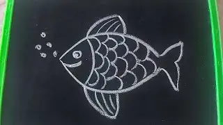 how to draw fish step by step/fish drawing/drawing video