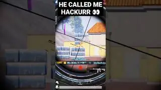 He Called Me Hackurr 👀 #shorts #pubg #bgmi #freefireshorts