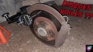 COMMENT VÉRIFIER SI LES DISQUES DE FREIN SONT VOILÉS AVEC UN COMPARATEUR A CADRAN NUMÉRIQUE🚗🔧🛠