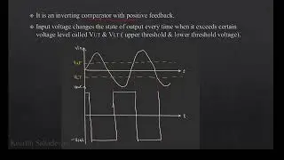 Schmitt trigger| Using op-amp| Waveform| LIC | Malayalam
