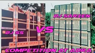 Dj Sarzen Vs Dj Ss 💥 Adra Full Competition MaaKali Visarjan Dj Sarzen winner 👍