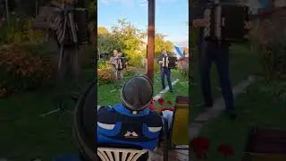 субботний вечер на даче "Вологда" #баян #баянист #новосибирск #дача #огород