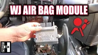 JEEP GRAND CHEROKEE WJ AIR BAG LIGHT -  MODULE WARNING RECALL FIX - CENTER CONSOLE REMOVAL