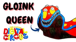 Cómo DIBUJAR a la👸REINA GLOINK de AMAZING DIGITAL CIRCUS / How to DRAW GLOINK