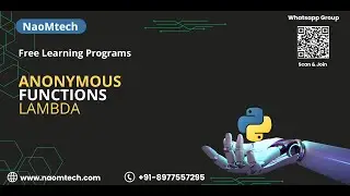 #45 Python Tutorial for Beginners | Anonymous Functions | Lambda