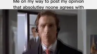 Low Quality Patrick Bateman Meme
