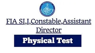 FIA Physical Test | how to pass SI,I,AD,CONSTABLE physical test