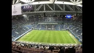 Вся атмосфера футбольного матча Зенит - Русенборг