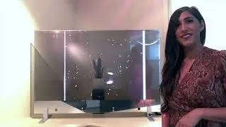 LG Transparent OLED Commercial Display is on display at BCS Consultants