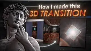 This is how I made that 3D transition | After Effects Tutorial