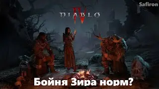 Бойня Зира в DiabloIV: сложно, но скучно