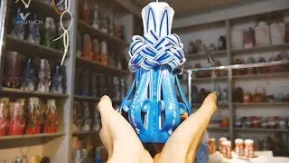 Carved candle 