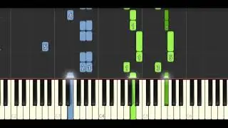 Jacques Offenbach - Barcarolle - EASY Piano Tutorial w/ Finger Hints
