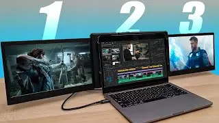 Alecewey P2S Triple Portable Monitor Laptop Monitor Review