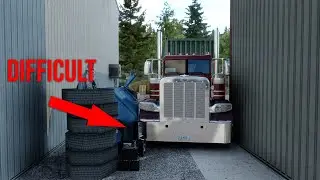 ATS Difficult Parking at a Railway Terminal (American Truck Simulator)