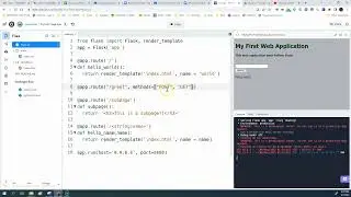 Form input in Flask with replit