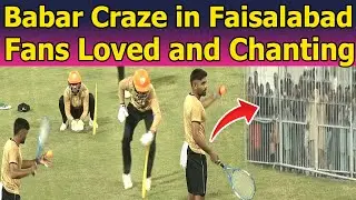 Babar Azam stop for Fans while Helping Mohammad Haris in Practice Session