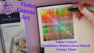 Colour Mixing Chart Tutorial - Faber-Castell Goldfaber Watercolour Pencils