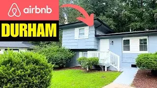 Touring a Durham NC Airbnb Ready Home | STUNNING and Only $300k
