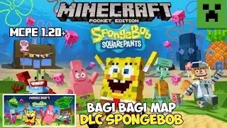KEREN!! DOWNLOAD MAP DLC SPONGEBOB DI MCPE 1.20+!!