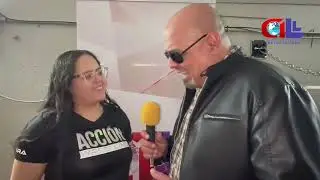 Kiara Román, corresponsal de Acción Wrestling, en entrevista para hablar de #Aniversario51 de #WWC.