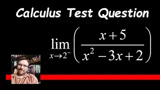 How to Find the Limit- EASY - Calculus Test Question
