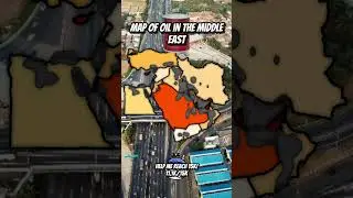 Map Of Oil In The Middle East! 🤑 | #mrjack8000