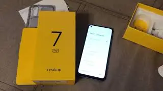 Распаковка Мобильного телефона Realme 7 Pro Mirror Silver