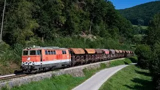 ÖBB 5047 und ex ÖBB 2143 029 auf der Traisentalbahn (4K)