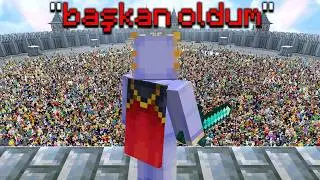 FAKİRLERE Özel Minecraft Sunucusunda BAŞKAN OLDUM
