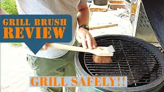Big Green Egg Grill Brush Review Grill Safety! 4K