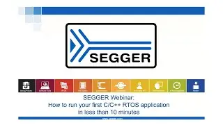 [SEGGER embOS] Run  C/C++ RTOS application in 10 minutes