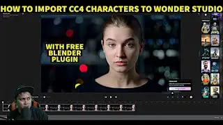 How to import CC4 characters to Wonder Studio