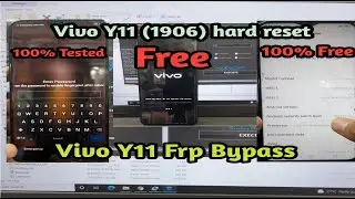 Vivo 1906 Y11 Remove Screen Lock + FRP With Free Tool 100% Tested