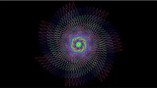 Vibrant Swirls: Mesmerizing Python Art Experience 