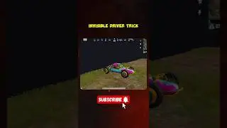 Battlegrounds mobile India invisible driver trick ✅😱 #mrsmartyt #shorts