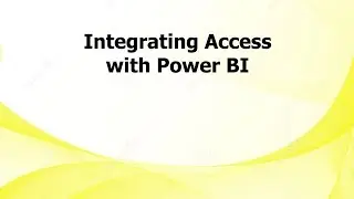 AL: Integrating Access with Power BI