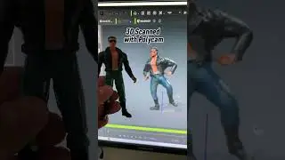 I’ll be Stretching my Back. 3D scanned terminator toy figure