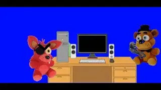Foxy got addicted to roblox!!