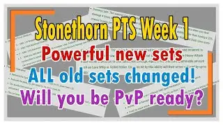 Elder Scrolls Online Stonethorn DLC Patch note review | ESO PTS Week 1