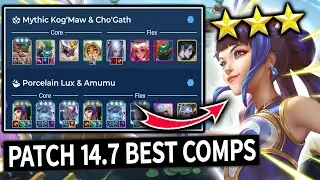 BEST TFT Comps for Patch 14.7 | Teamfight Tactics Guide | Set 11 Ranked Beginners Meta Tier List