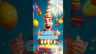 С Днем Рождения! Прикольное поздравление #shorts
