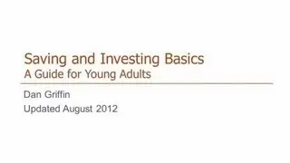 Saving and Investing Basics for Young Adults