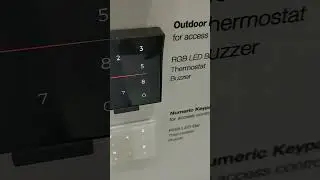 Кодовые KNX панели с козырьком от осадков