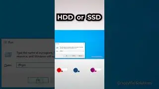 HDD OR SSD? Detect Your Drive Fast #shorts #shortstechvideo